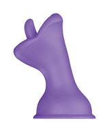 Luv Inc. Mouth & Tongue Suction Cup Vibrator - Purple by Luv Inc.