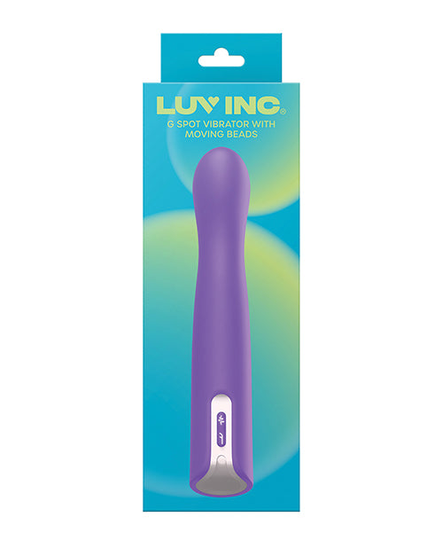 Luv Inc. G-Spot Vibrator w/Moving Beads - Purple by Luv Inc.