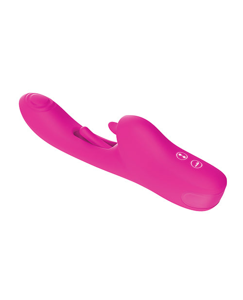 Luv Inc. Tapping Tongue Rabbit Vibrator — Pink