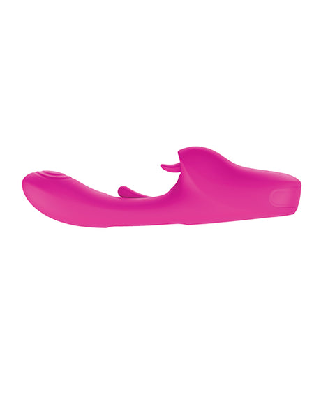 Luv Inc. Tapping Tongue Rabbit Vibrator — Pink