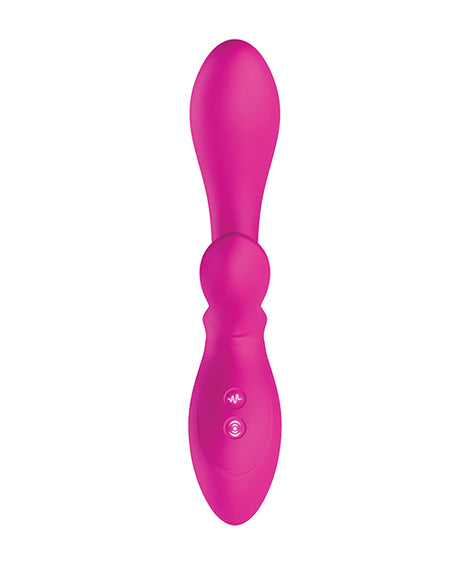 Luv Inc. Thumping Ball Rabbit Vibrator — Pink