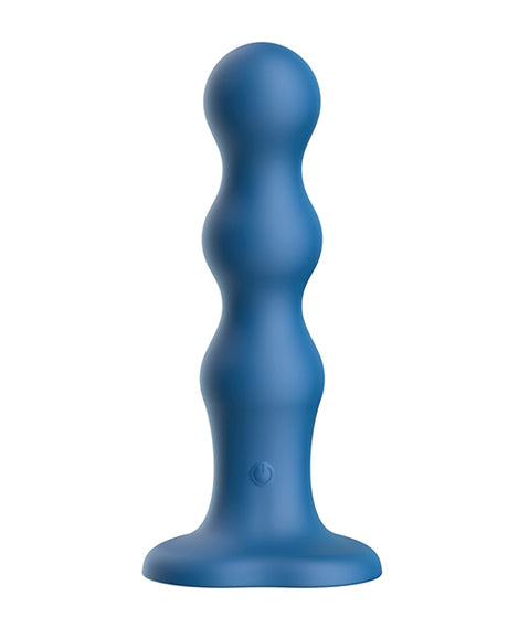 Luv Inc. Beaded Strap-On Luv Vibe — Blue