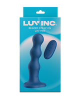 Luv Inc. Beaded Strap-On Luv Vibe - Blue by Luv Inc.
