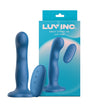 Luv Inc. Wavy Strap-On Luv Vibe - Blue by Luv Inc.