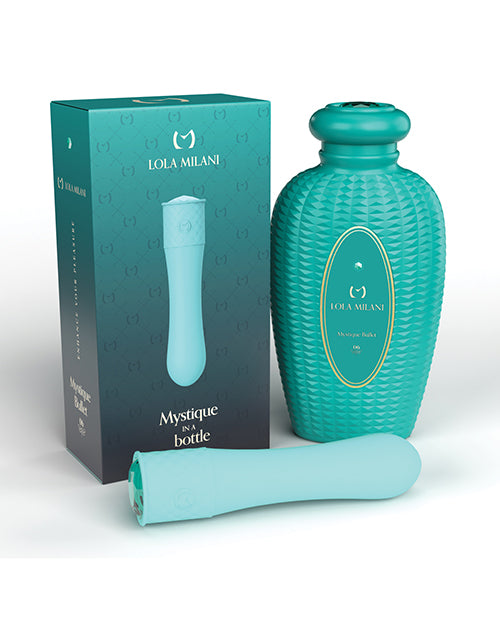 Lola Milani Mystique Bullet w/Emerald Bottle - Teal by Lola Milani