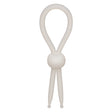 CalExotics Alpha Liquid Silicone Lasso Adjustable Cock Ring, Natural 4.75" - SE1492252