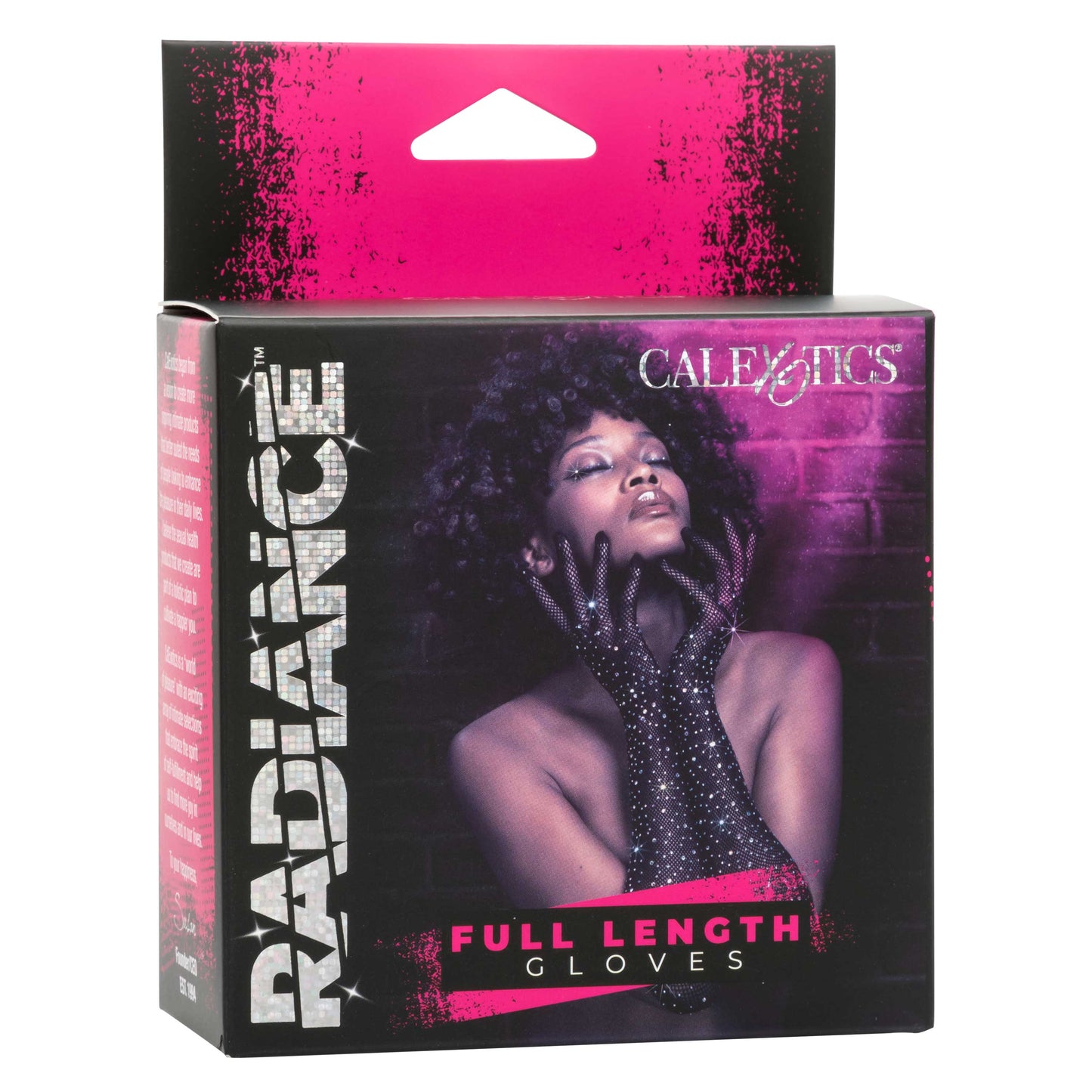 Radiance Full Length Gloves - Black by CalExotics