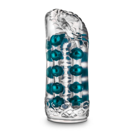 Blush M for Men Super Stroker — Clear Male Stroker, 5.5-inch - BL-84412