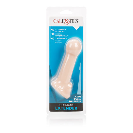 CalExotics Ultimate Extender Penis Sleeve — Ivory, Adds 2 in - SE1627102