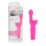 CalExotics Butterfly Kiss Silicone Clitoral Vibrator — Pink - SE0782603
