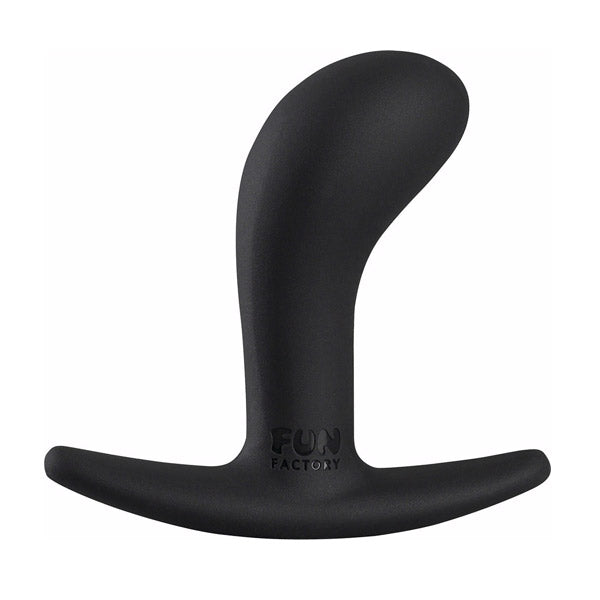Fun Factory Bootie Anal Plug — Curved Design, Flexible Base - FN330BK
