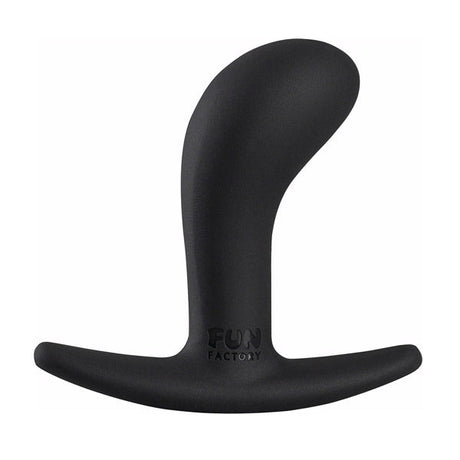 Fun Factory Bootie Anal Plug — Curved Design, Flexible Base - FN330BK