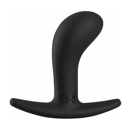 Fun Factory Bootie Anal Plug — Curved Design, Flexible Base - FN330BK