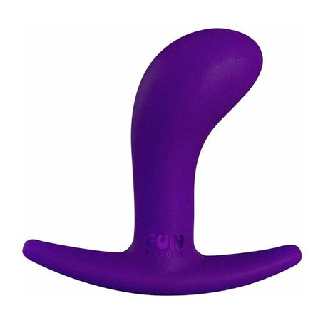 Fun Factory Bootie Anal Plug — Curved Design, Flexible Base - FN330BK