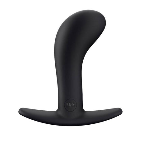 Fun Factory Bootie Anal Plug — Curved Design, Flexible Base - FN330BK