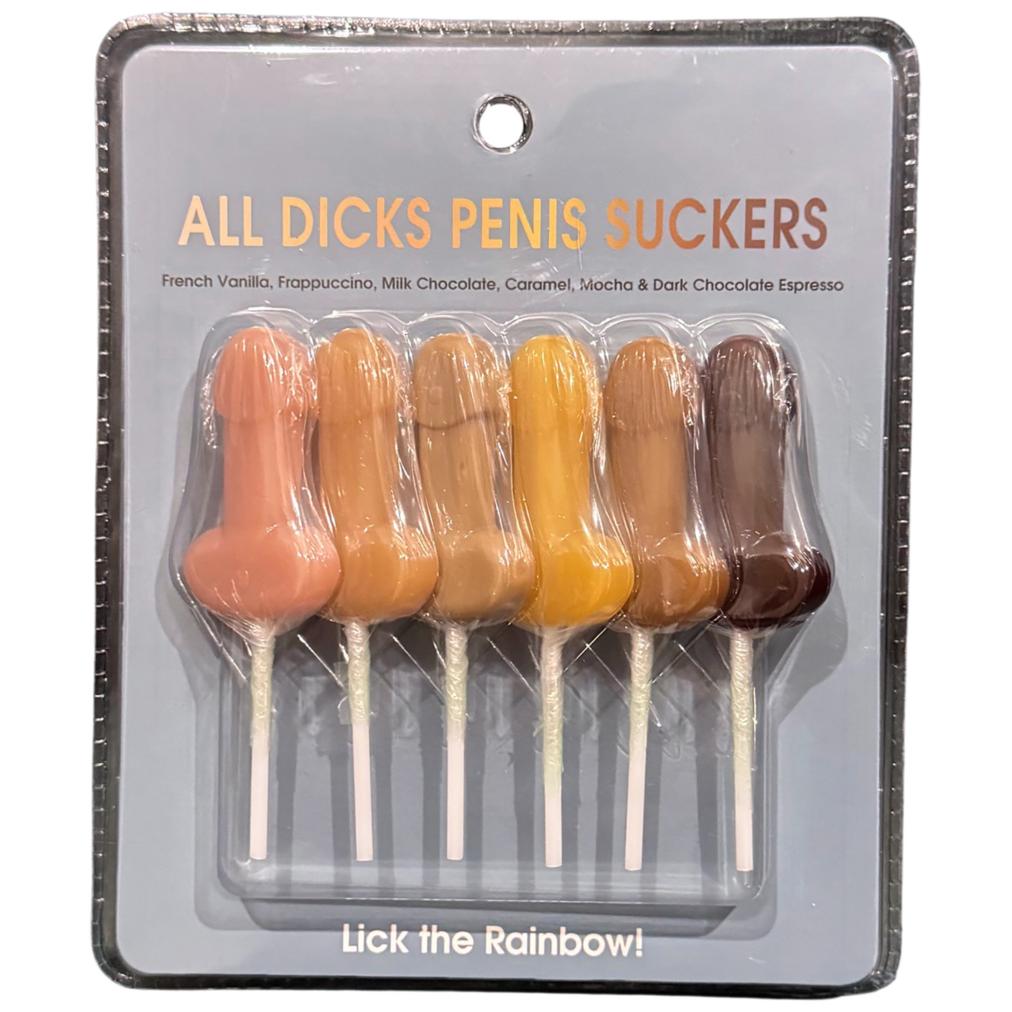 Kheper Games Adult Novelty Suckers — Set of 6 Assorted Flavors - KG-NV106