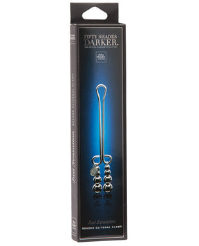 Fifty Shades Darker Just Sensation Beaded Clitoral Clamp by Fifty Shades Darker