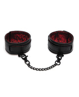 Fifty Shades of Grey Sweet Anticipation Reversible Ankle Cuffs (Black/Red)
