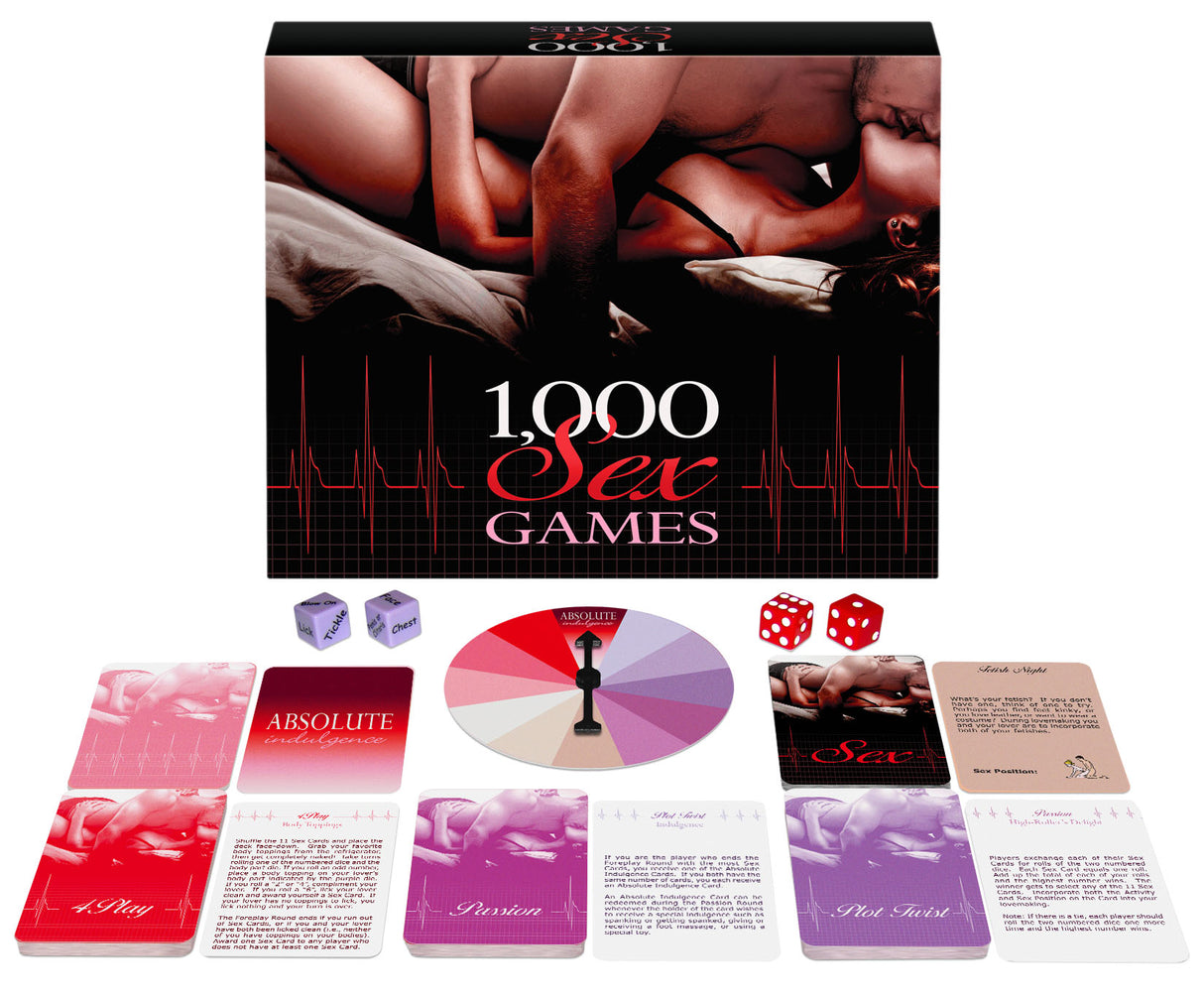 Kheper Games 1000 Sex Games — Adult Board Game - KG-BGR10
