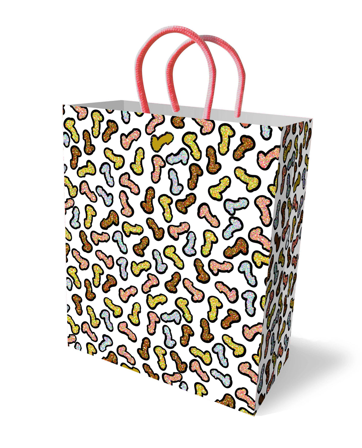 Little Genie Glitterati Penis Gift Bag — 9.44 x 4 x 11 in - LG-LGP021