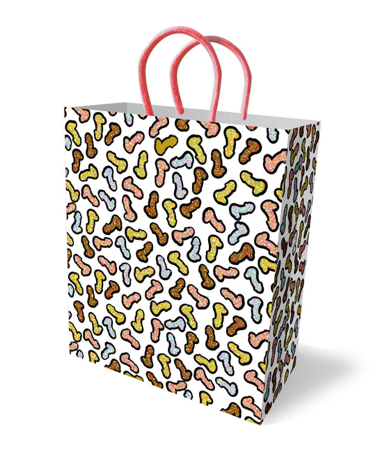 Little Genie Glitterati Penis Gift Bag — 9.44 x 4 x 11 in - LG-LGP021
