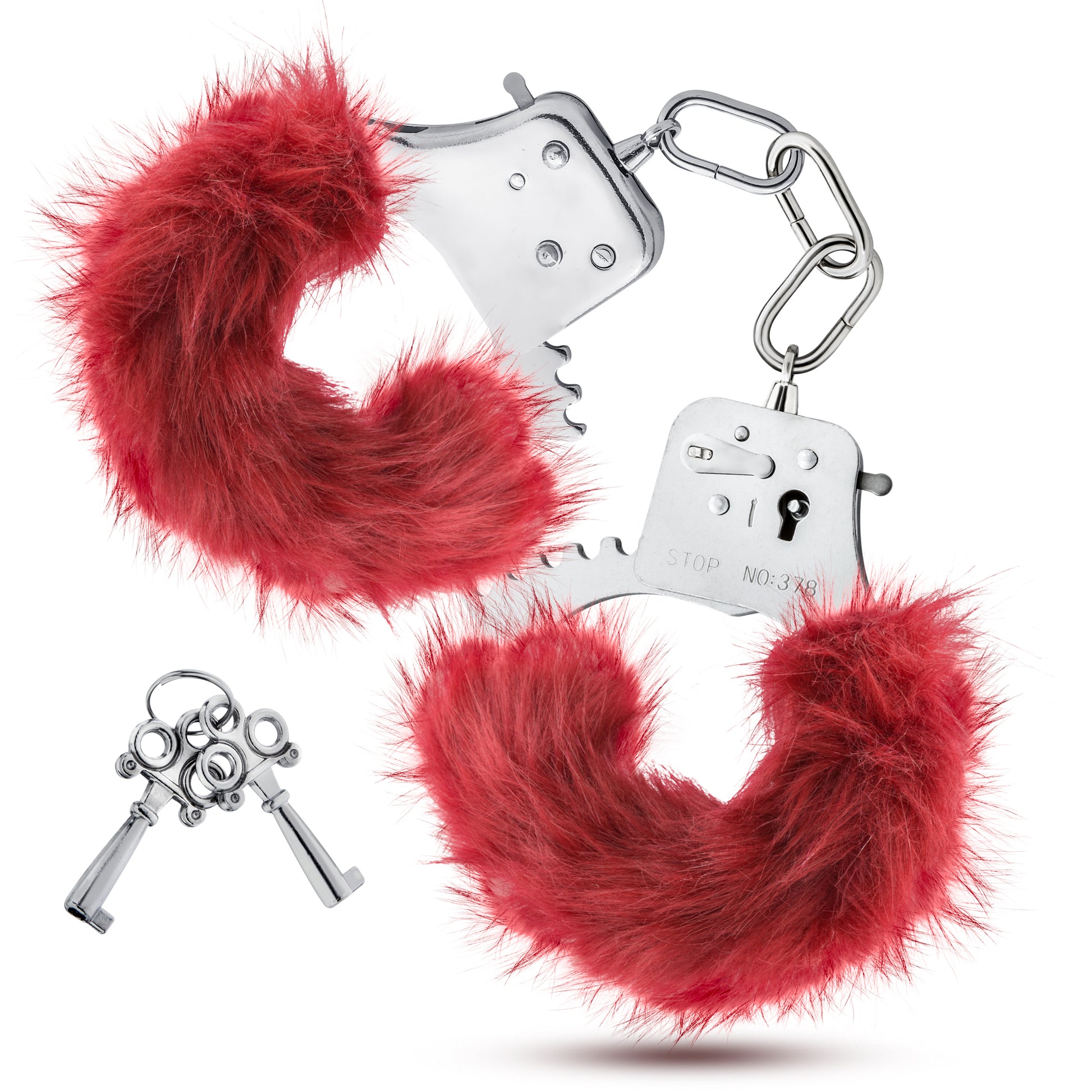 Temptasia - Plush Fur Cuffs - Burgundy by Blush