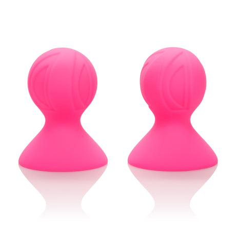 CalExotics Nipple Play Silicone Pro Nipple Suckers - Pink - SE2644752