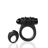 Screaming O 10-Function Remote-Control Vibrating Ring — Black - SO-ARCSW-BL