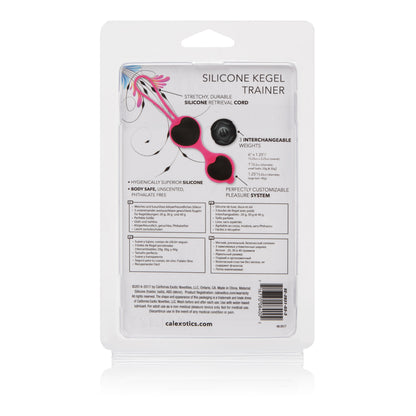 Silicone Kegel Trainer - Black by CalExotics