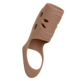 CalExotics Performance Maxx Rechargeable Open-Ended Sleeve, Brown - SE1633713