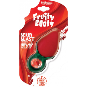Hott Products Strawberry Mini Vibe Ring — Liquid Silicone, 10 Speeds - HTP3763
