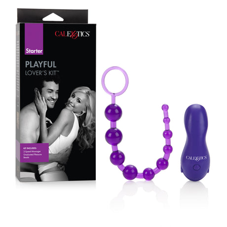 CalExotics Starter Playful Lover's Kit — Massager & Beads - SE2019003