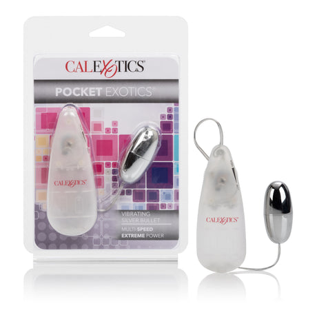 Pocket Exotics Vibrating Silver Bullet by CalExotics
