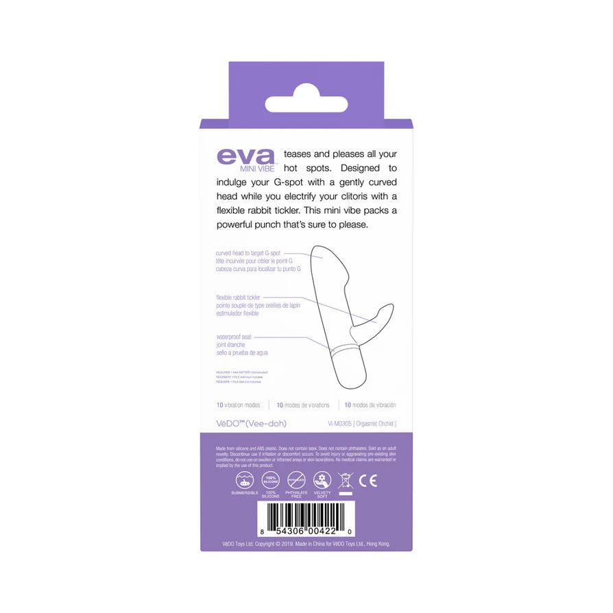 Eva Mini Vibe - Orgasmic Orchid by VeDO