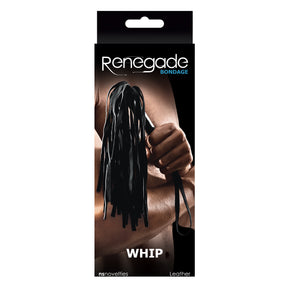 nsnovelties Renegade Bondage Whip — Black, 15.9 x 0.7 x 0.7 - NSN1195-13