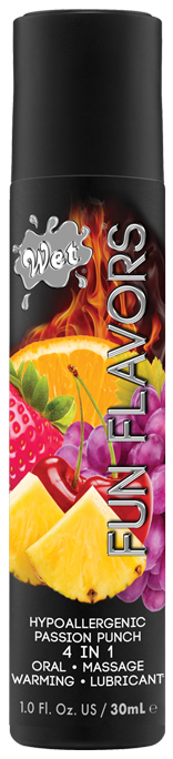Wet Fun Flavors Passion Punch Flavored Lubricant, 1 fl oz - WT4200