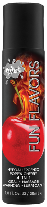 Wet Fun Flavors Popp'n Cherry Edible Lubricant — 1 fl oz (30 mL) - WT4149