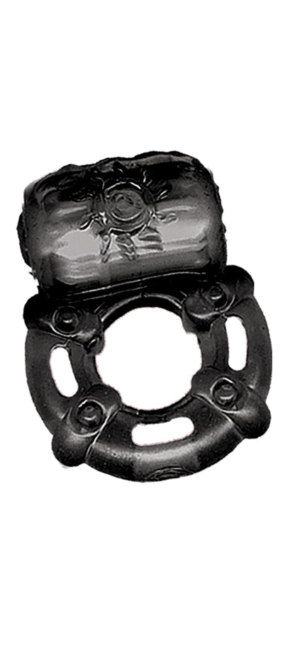 The Macho Stallions Pulsating Erection Keeper - Black by Nasstoys
