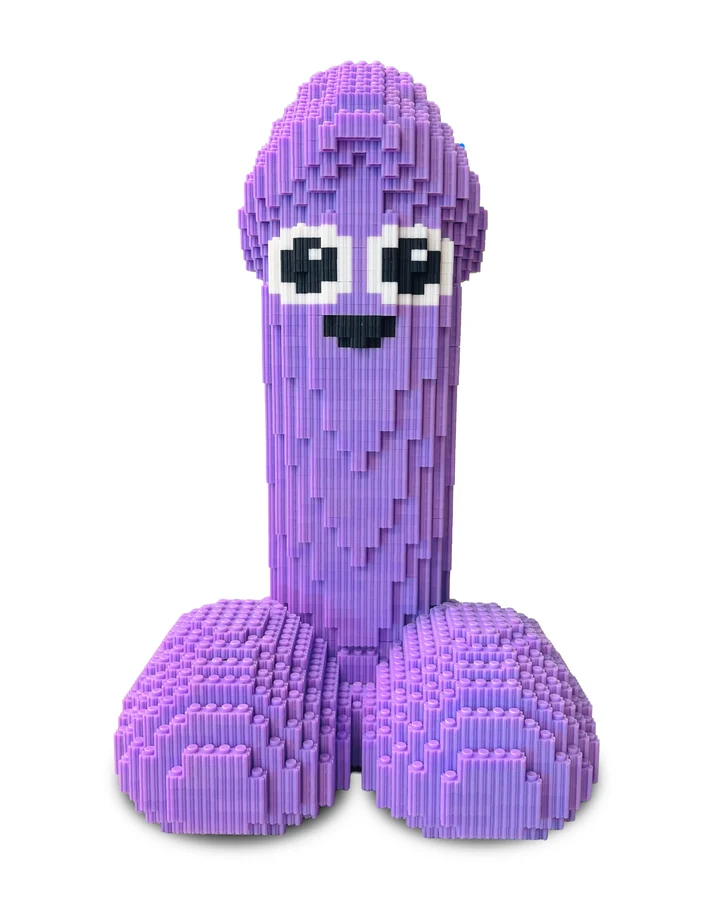 Little Genie Bricked Up 3D Novelty Puzzle — 3,265 Pieces, Purple - LG-CP.1299