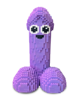 Little Genie Bricked Up 3D Novelty Puzzle — 3,265 Pieces, Purple - LG-CP.1299