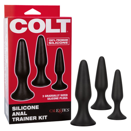 CalExotics Colt Silicone Anal Trainer Kit — 3 Graduated Plugs - SE6871053