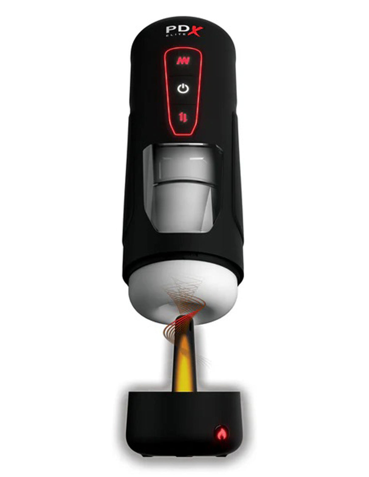 Pipedream PDX Elite Milk Me Hotter Thrusting Stroker — Black - PDRD550-23