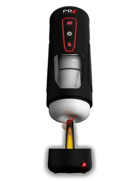 Pipedream PDX Elite Milk Me Hotter Thrusting Stroker — Black - PDRD550-23