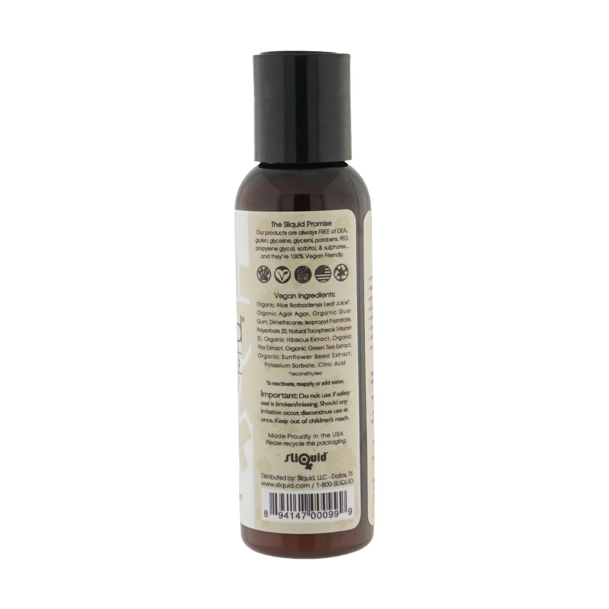 Organics Silk - 2.0 Fl. Oz. (59 ml) by Sliquid