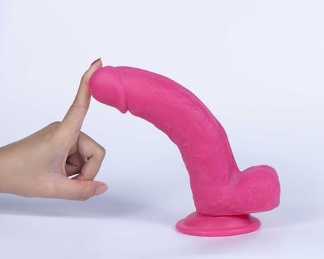 Real Skin Mr. Pink 7.5" Dual Layer Dildo