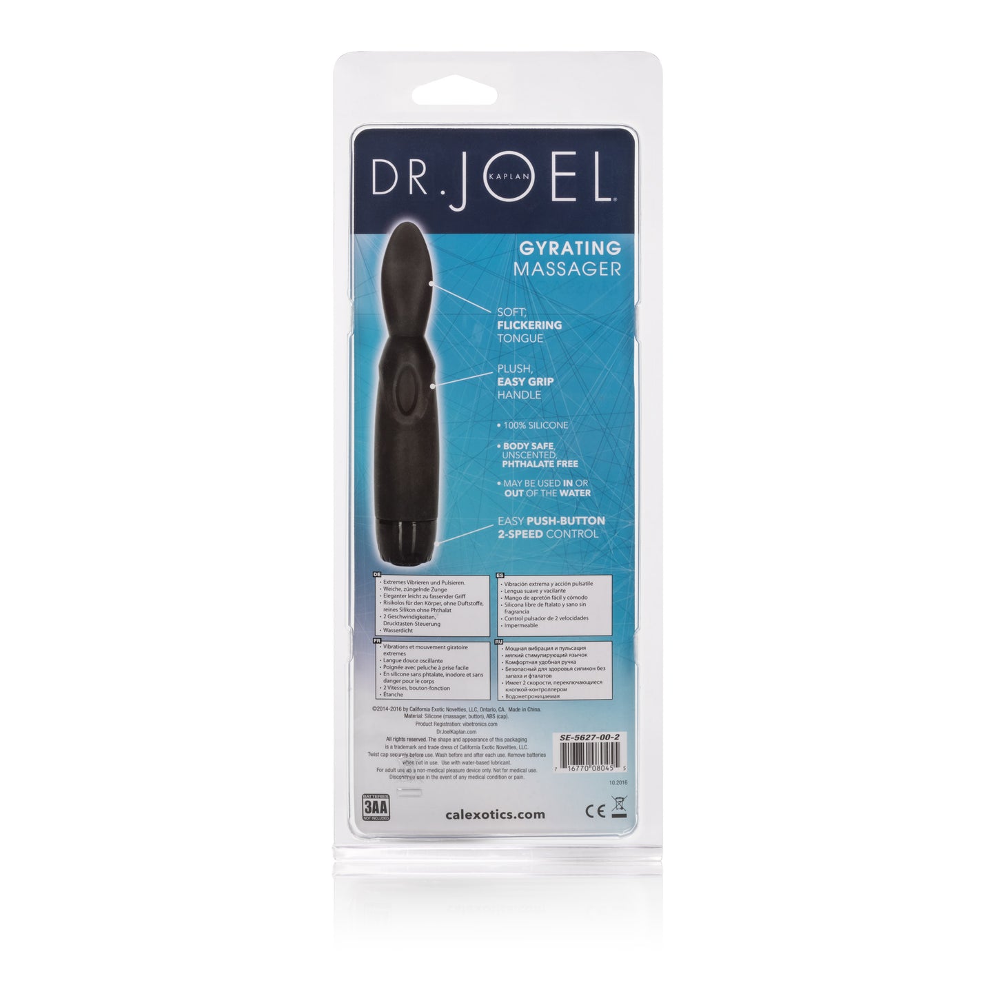 Dr. Joel Kaplan Gyrating Massage - Black by CalExotics