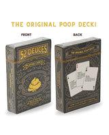Sleazy Greetings 52 Deuces Poop-Themed Playing Cards — 54-Card Deck (2.5 x 3.5 in)