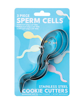 Cookie Cutter Sets - 3 pc Sperm by Sleazy Greetings