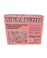 Tits A Puzzle 1000 Piece Boob Themed Puzzle by Sleazy Greetings