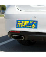 I have To Pee Car Magnet by Sleazy Greetings